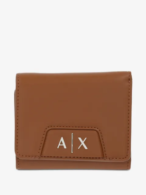 Armani Exchange logo-lettering wallet