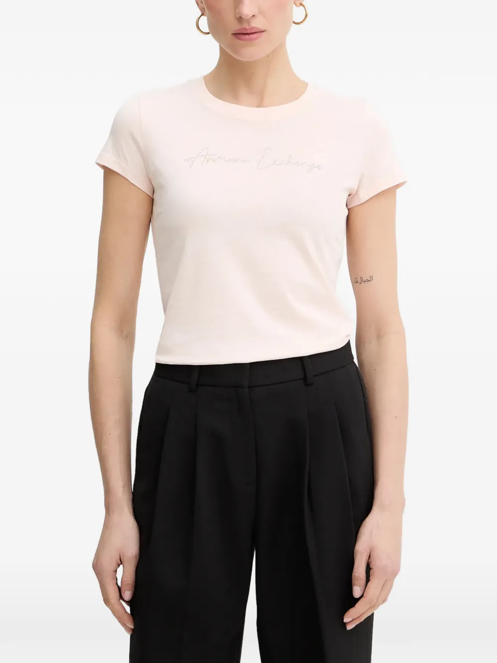 Armani Exchange T-shirt a maniche corte - Rosa