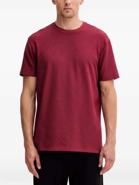 Armani Exchange logo-jacquard crew-neck T-shirt