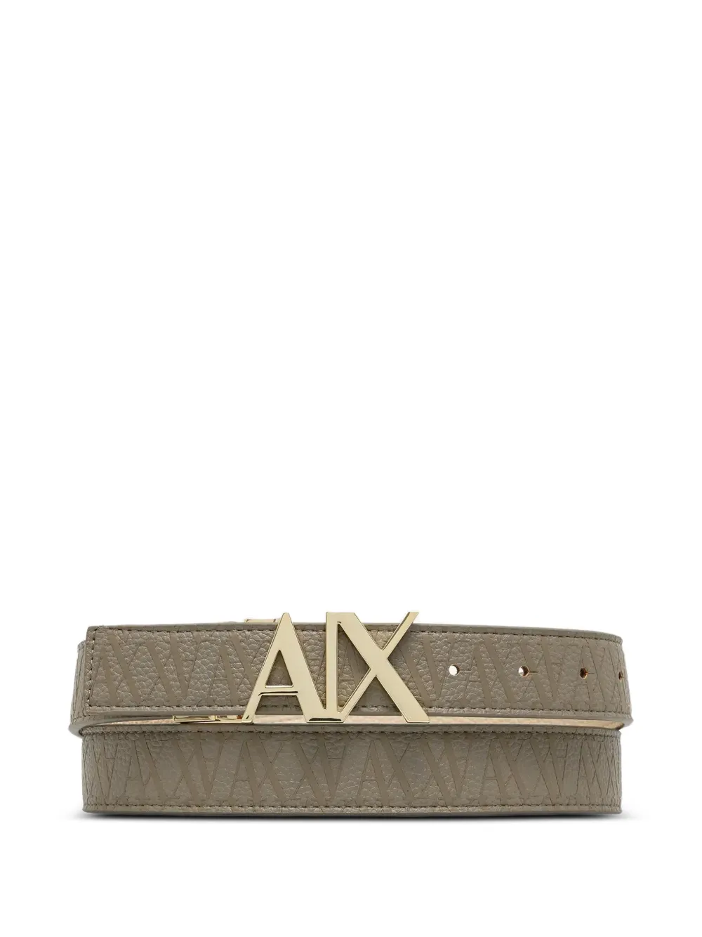 Armani Exchange Cintura con logo - Toni neutri