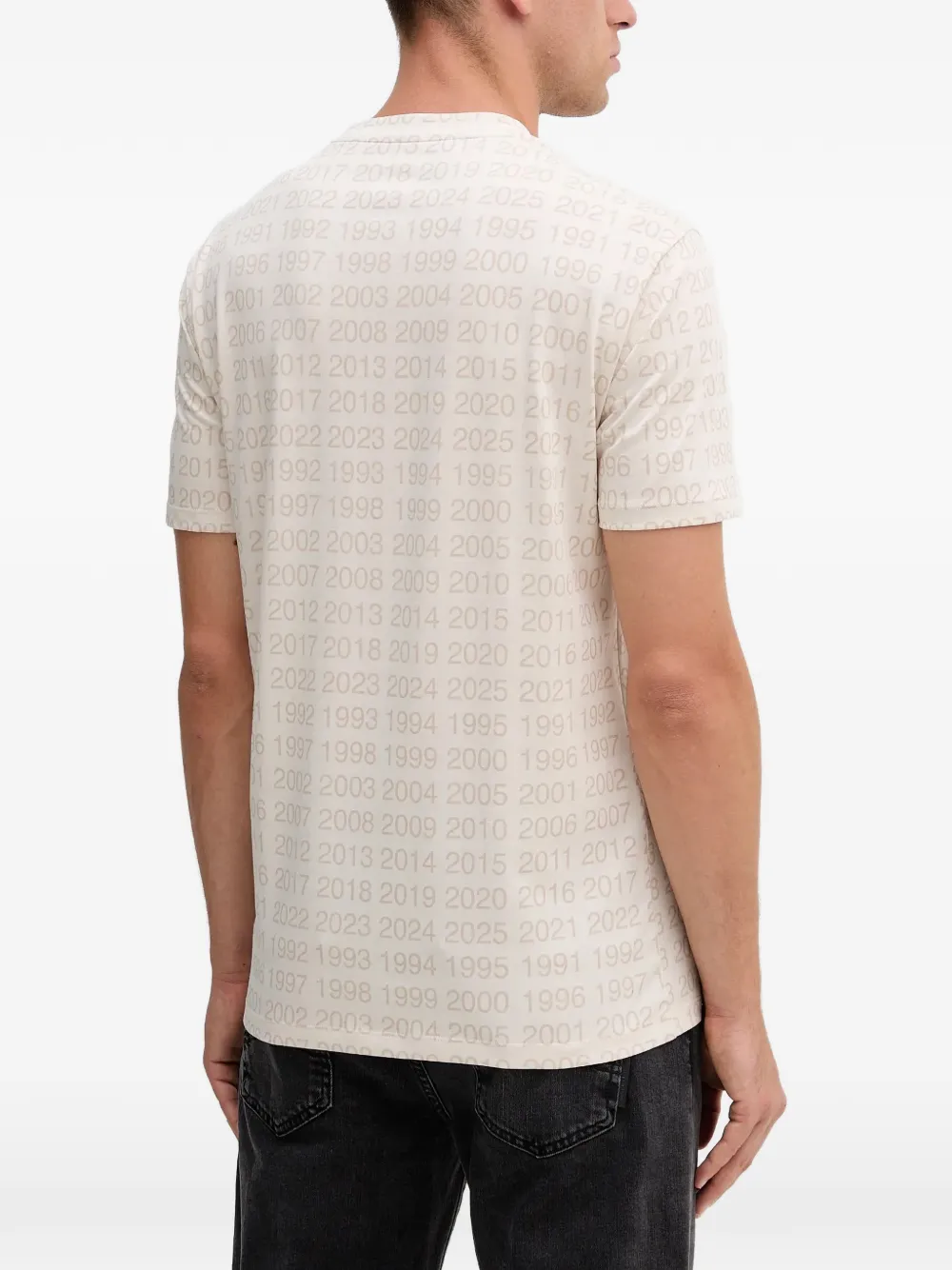  Armani Exchange T-shirt Imprimé - Tons Neutres 
