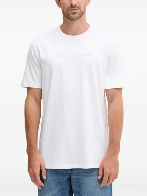 Armani Exchange logo-embossed T-shirt