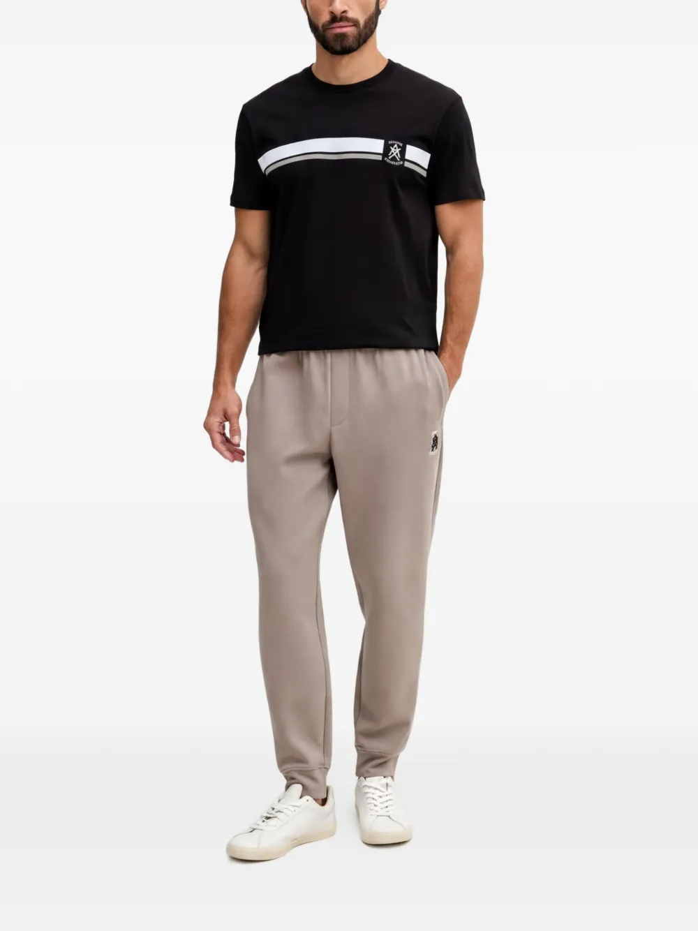 Armani Exchange regular-fit logo-detail T-shirt - Nero
