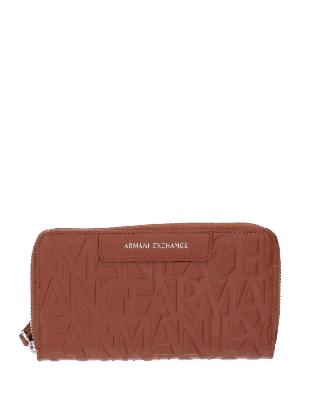 Armani Exchange Portafoglio con logo goffrato - Marrone