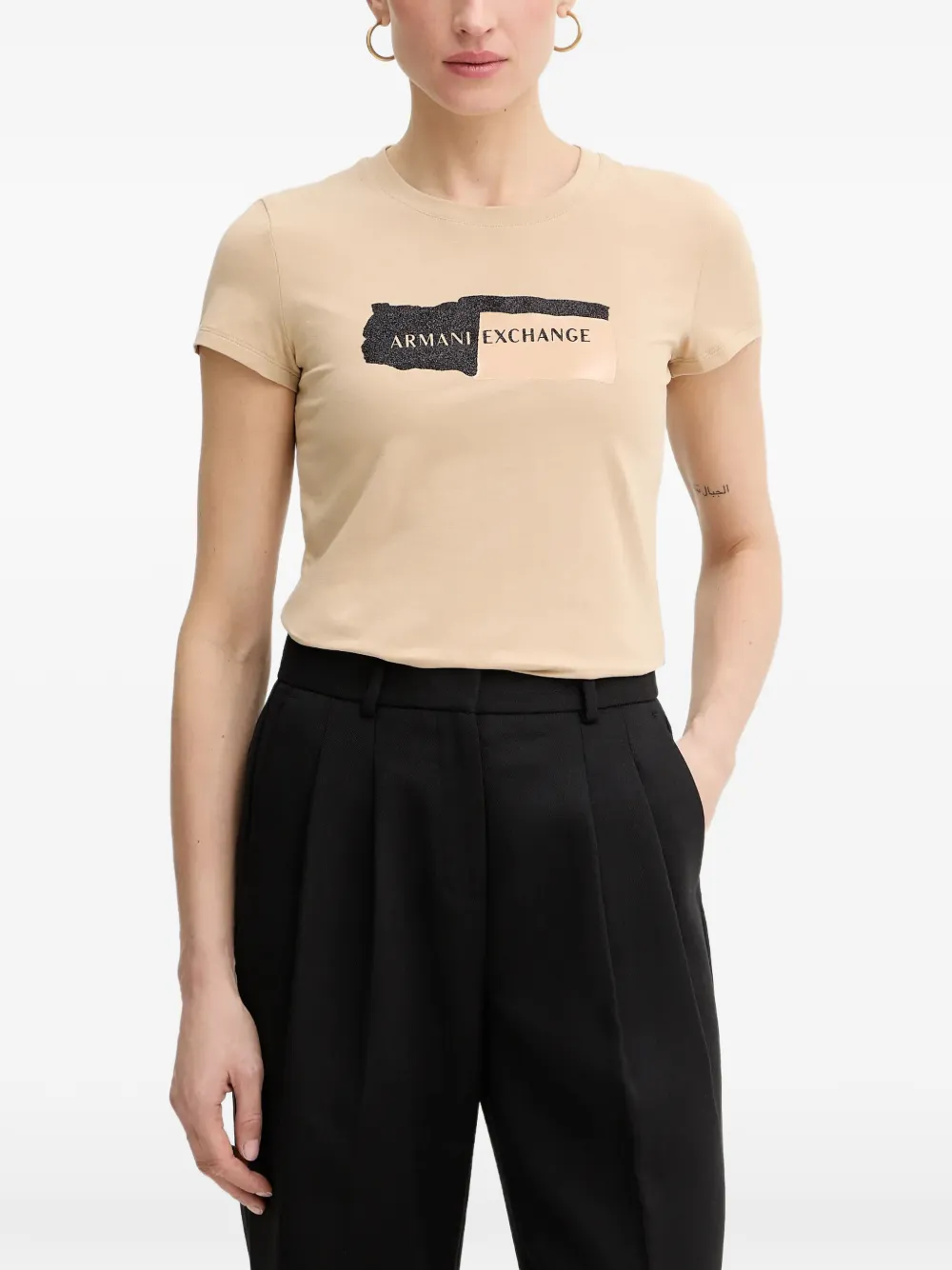 Armani Exchange T-shirt - Toni neutri