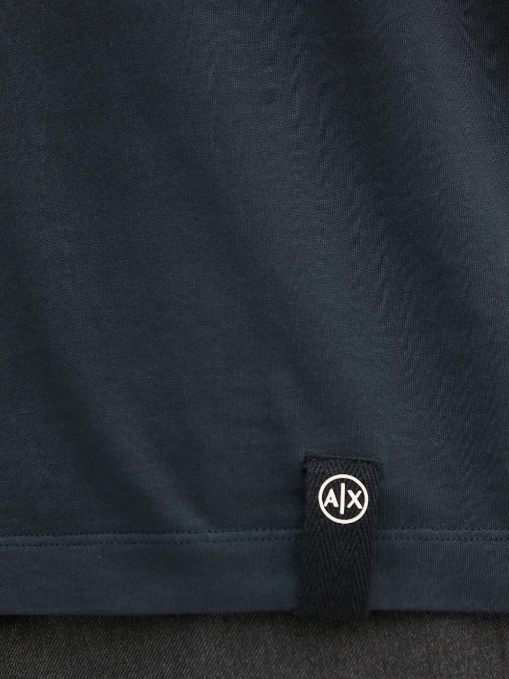Armani Exchange chest-pocket T-shirt Blauw