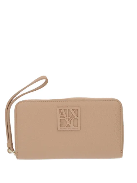 Armani Exchange portefeuille zippé à logo