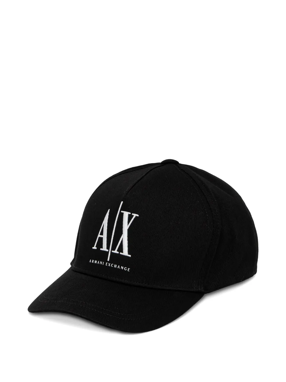 Armani Exchange Cappello da baseball con ricamo - Nero