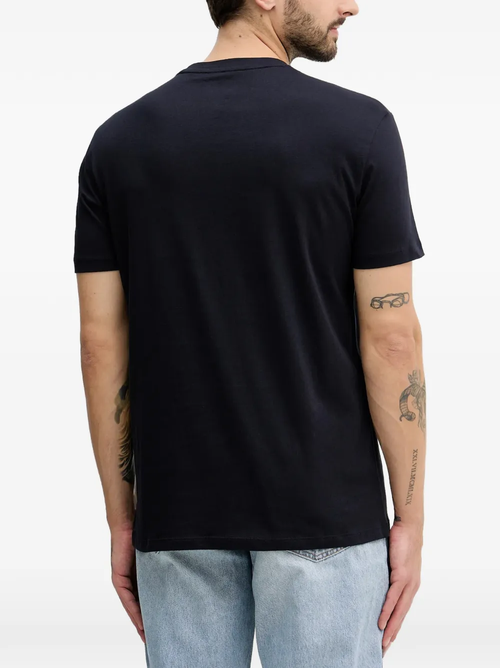 Armani Exchange T-shirt met grafische print Blauw