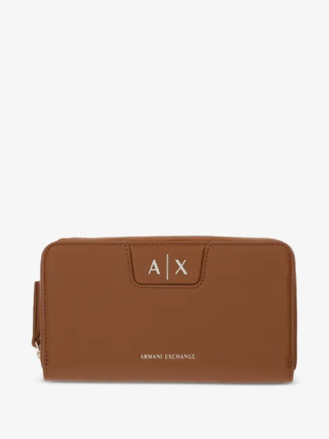 Armani Exchange logo-detail zip-fastening wallet