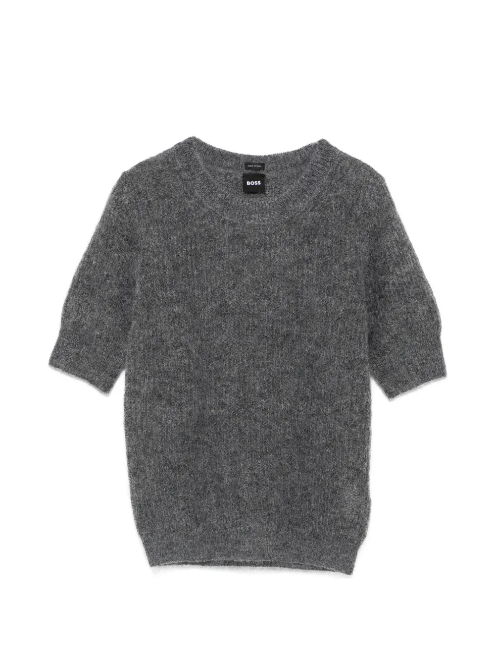 BOSS short-sleeve sweater - Grigio