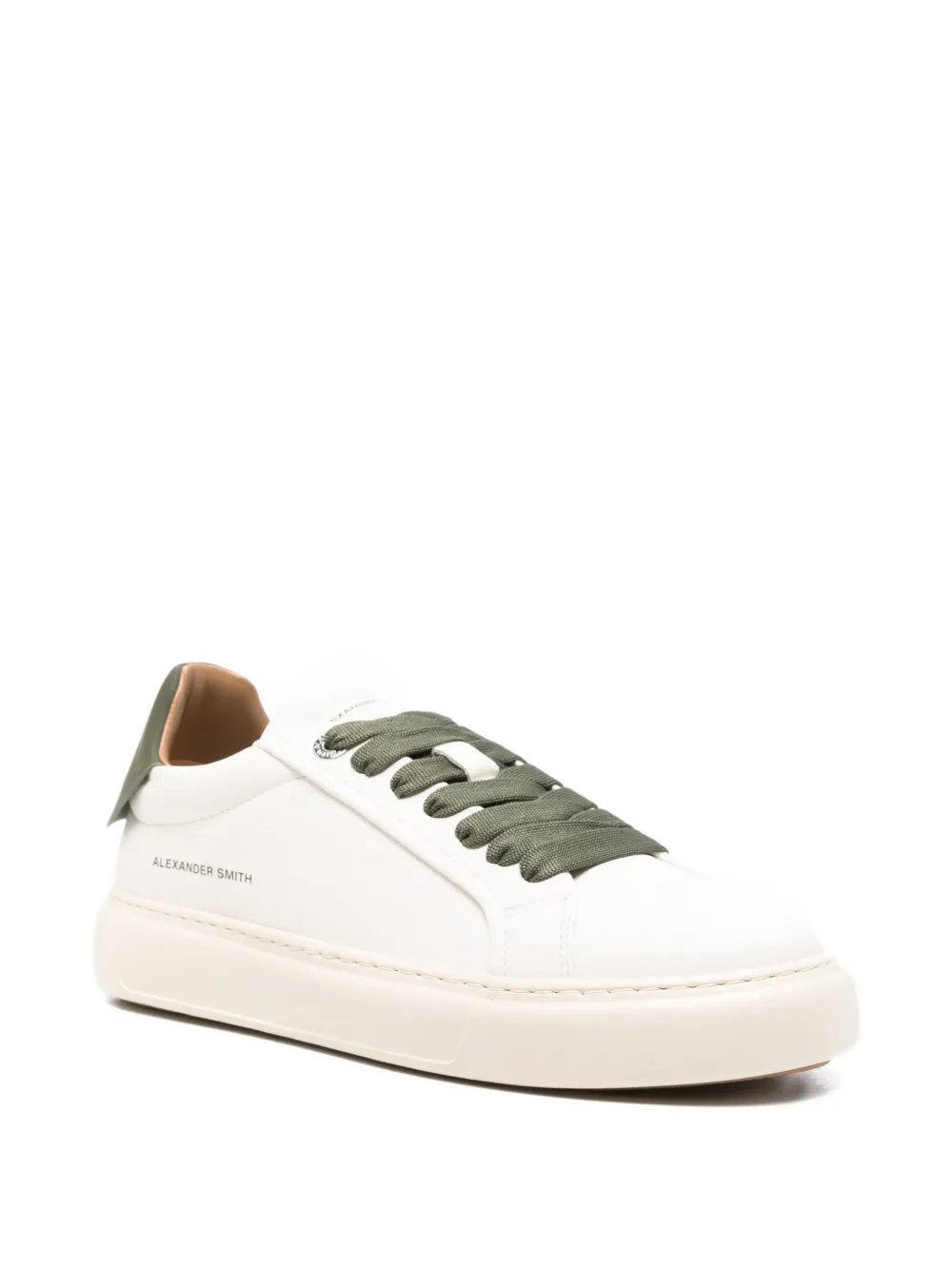 Alexander Smith Soho leather sneakers Wit
