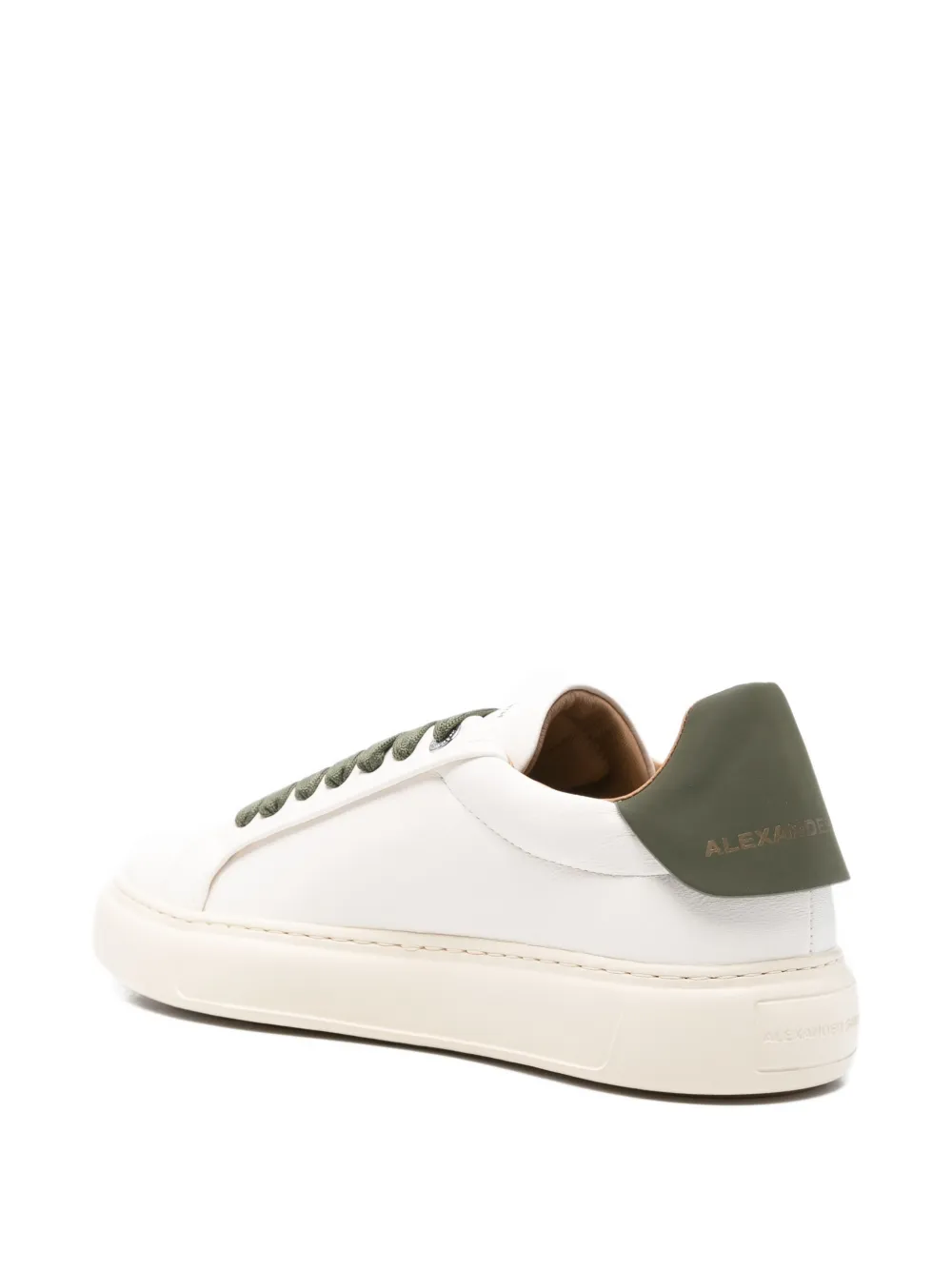 Alexander Smith Soho leather sneakers Wit