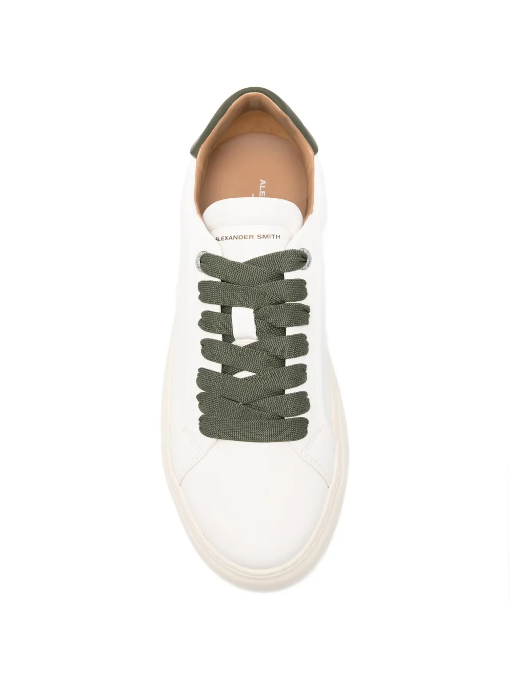 Alexander Smith Soho leather sneakers Wit