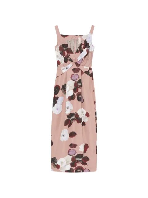 Antonio Marras floral-print twist-detail dress