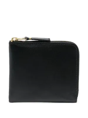 Comme Des Garçons Wallet Leather Purse | Black | FARFETCH