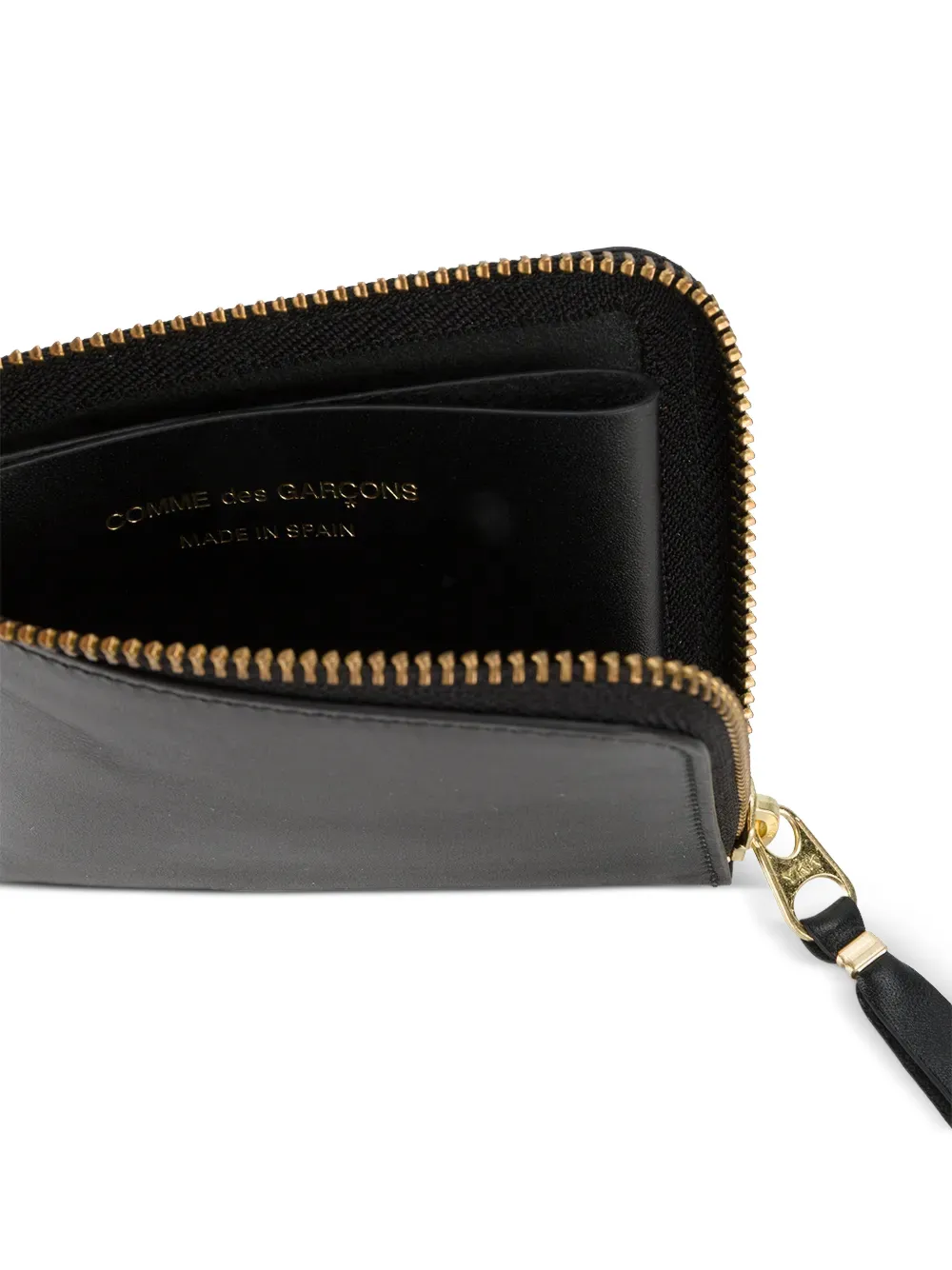 Comme Des Garçons Wallet portemonnee van leer Zwart