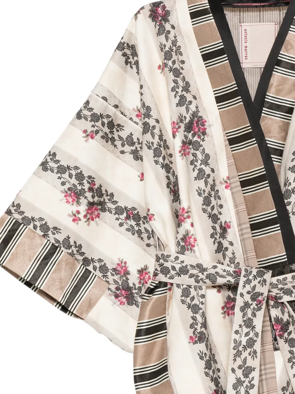 Antonio Marras Wikkeljas met bloemenprint Beige