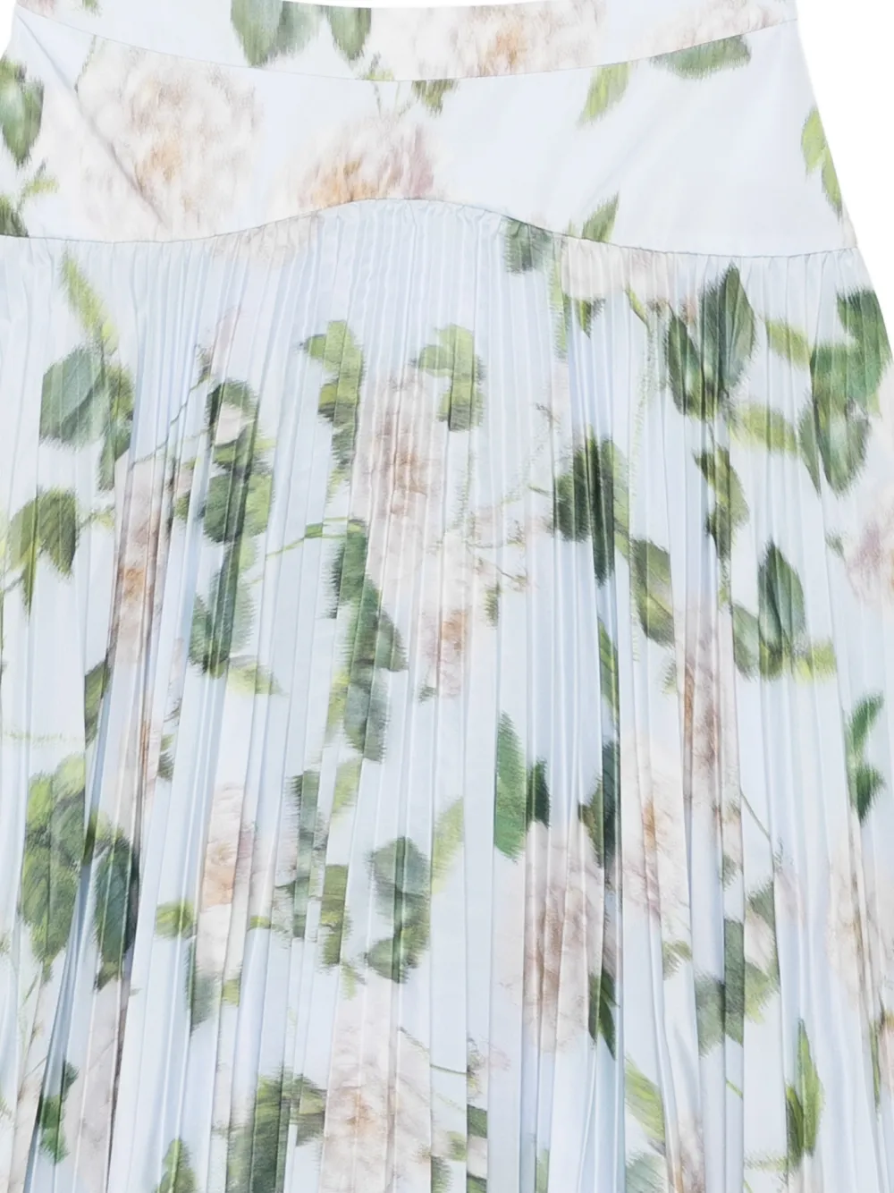 Antonio Marras Plooirok met bloemenprint Blauw