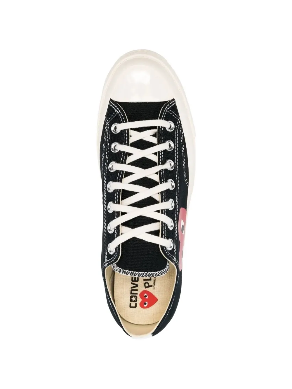 Comme Des Garçons Play x Converse Chuck 70 sneakers Zwart