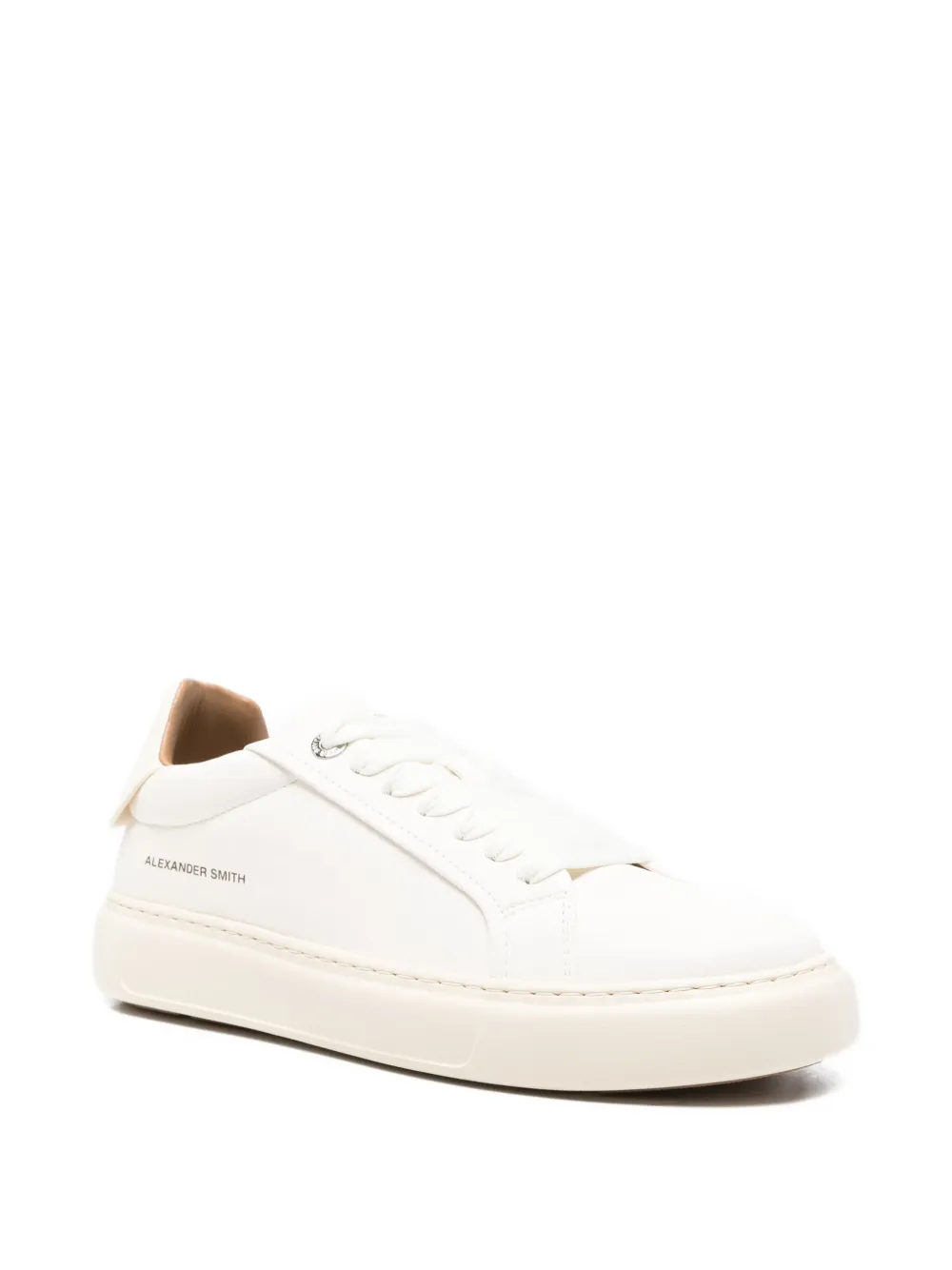 Alexander Smith Soho leather sneakers Wit
