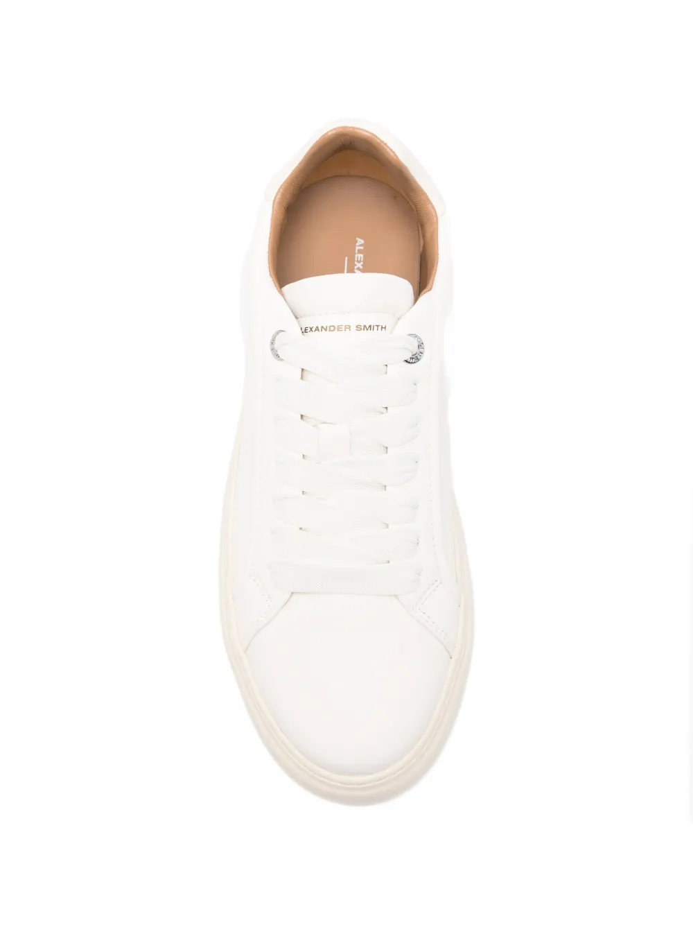 Alexander Smith Soho leather sneakers Wit