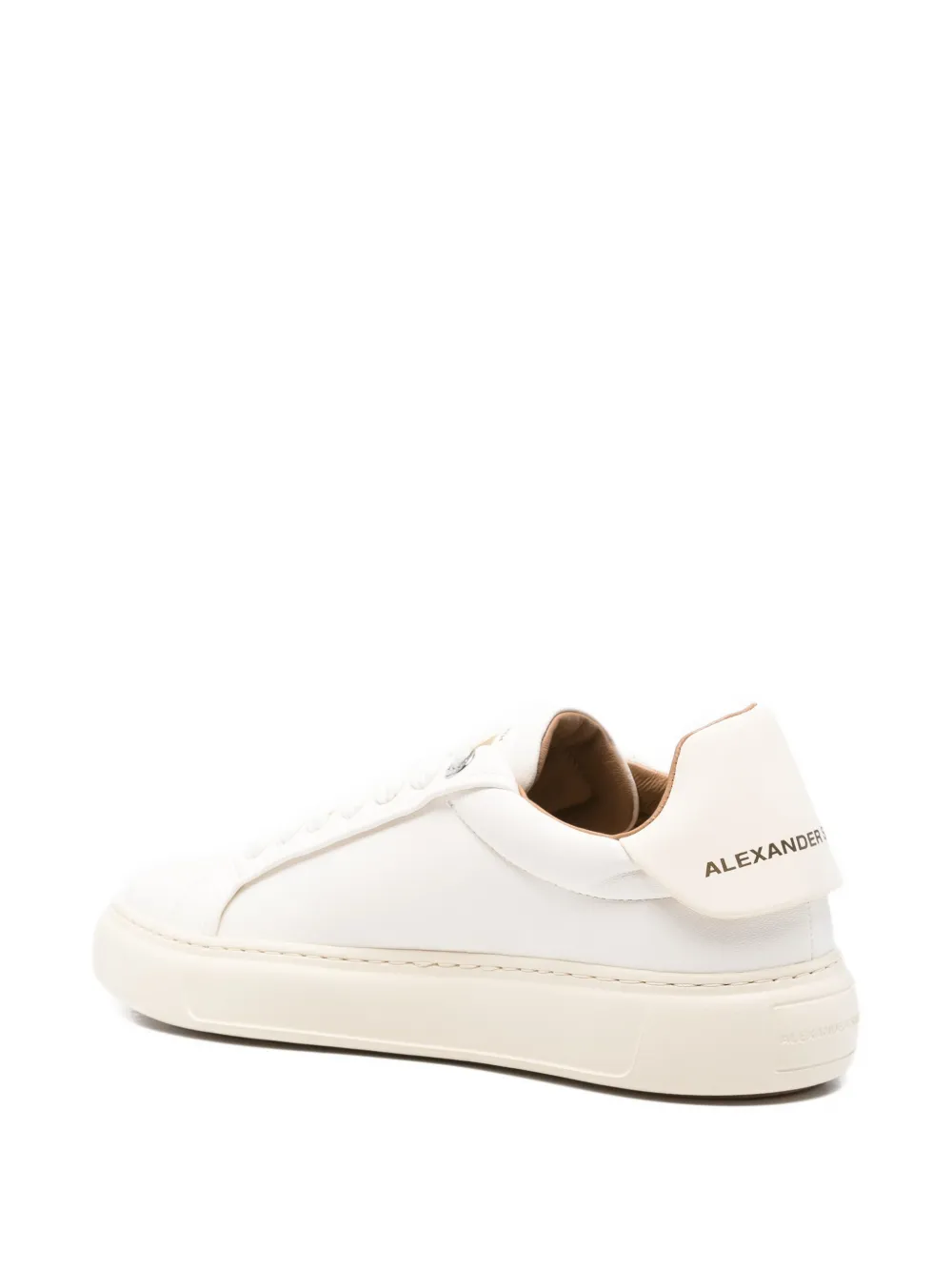Alexander Smith Soho leather sneakers Wit