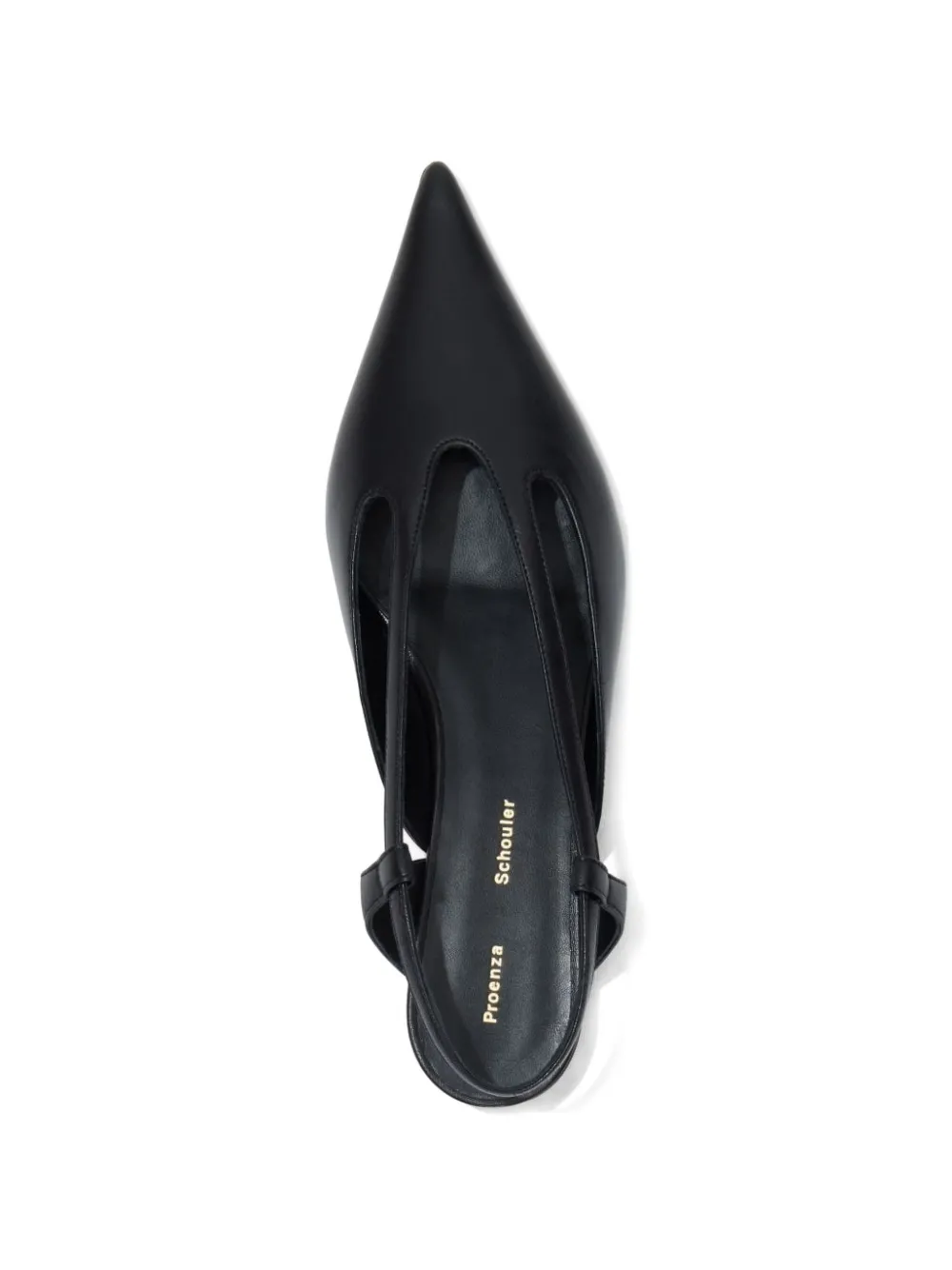 Proenza Schouler pointed-toe slingback pumps Zwart