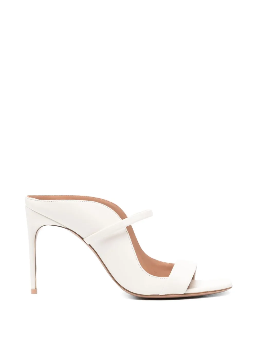 Philosophy Di Lorenzo Serafini x MALONE SOULIERS double-strap leather sandals Wit