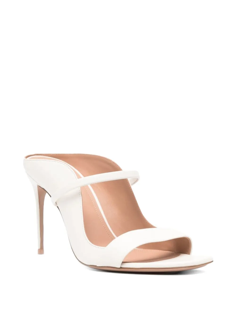 Philosophy Di Lorenzo Serafini x MALONE SOULIERS double-strap leather sandals Wit