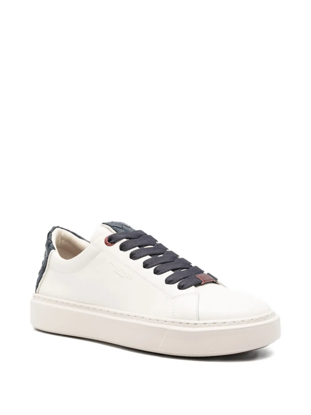 Alexander Smith London woven panel sneakers Beige