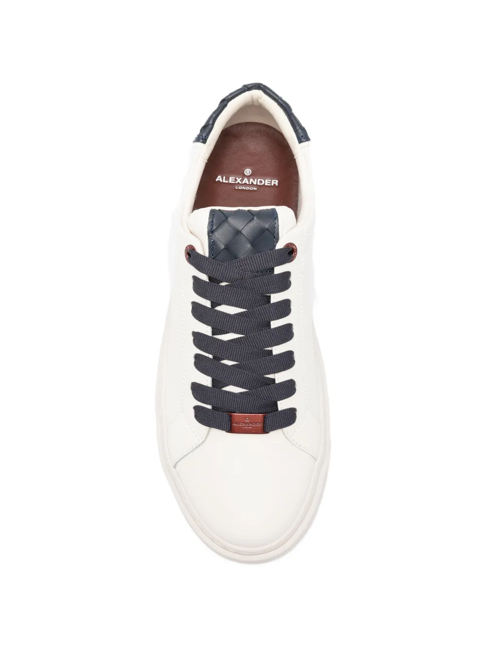 Alexander Smith London woven panel sneakers Beige