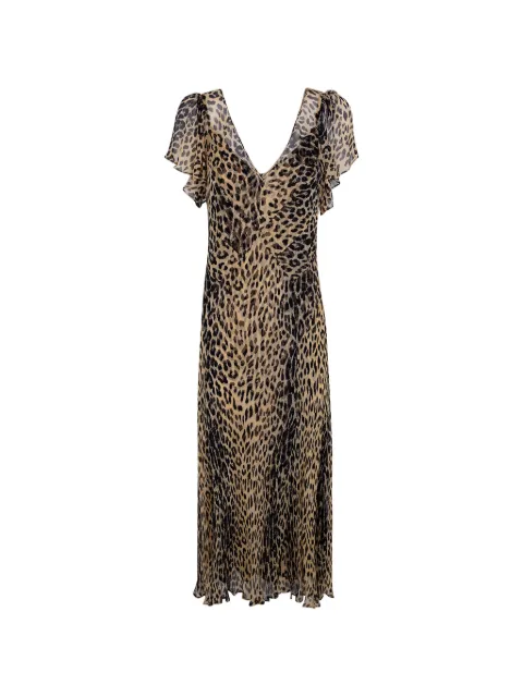 Rixo Nina leopard-print maxi dress
