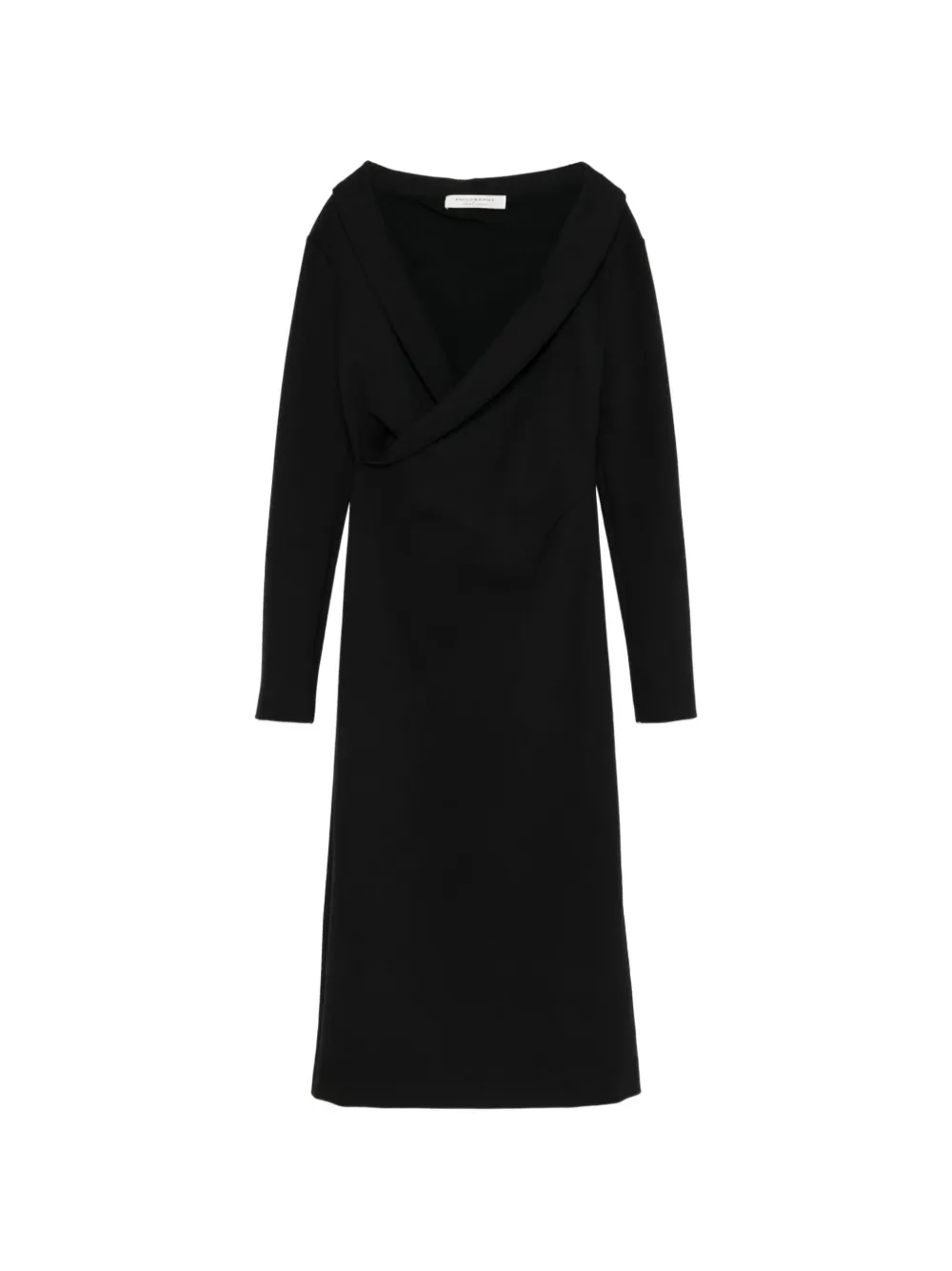 Philosophy Di Lorenzo Serafini off-shoulder midi dress - Nero