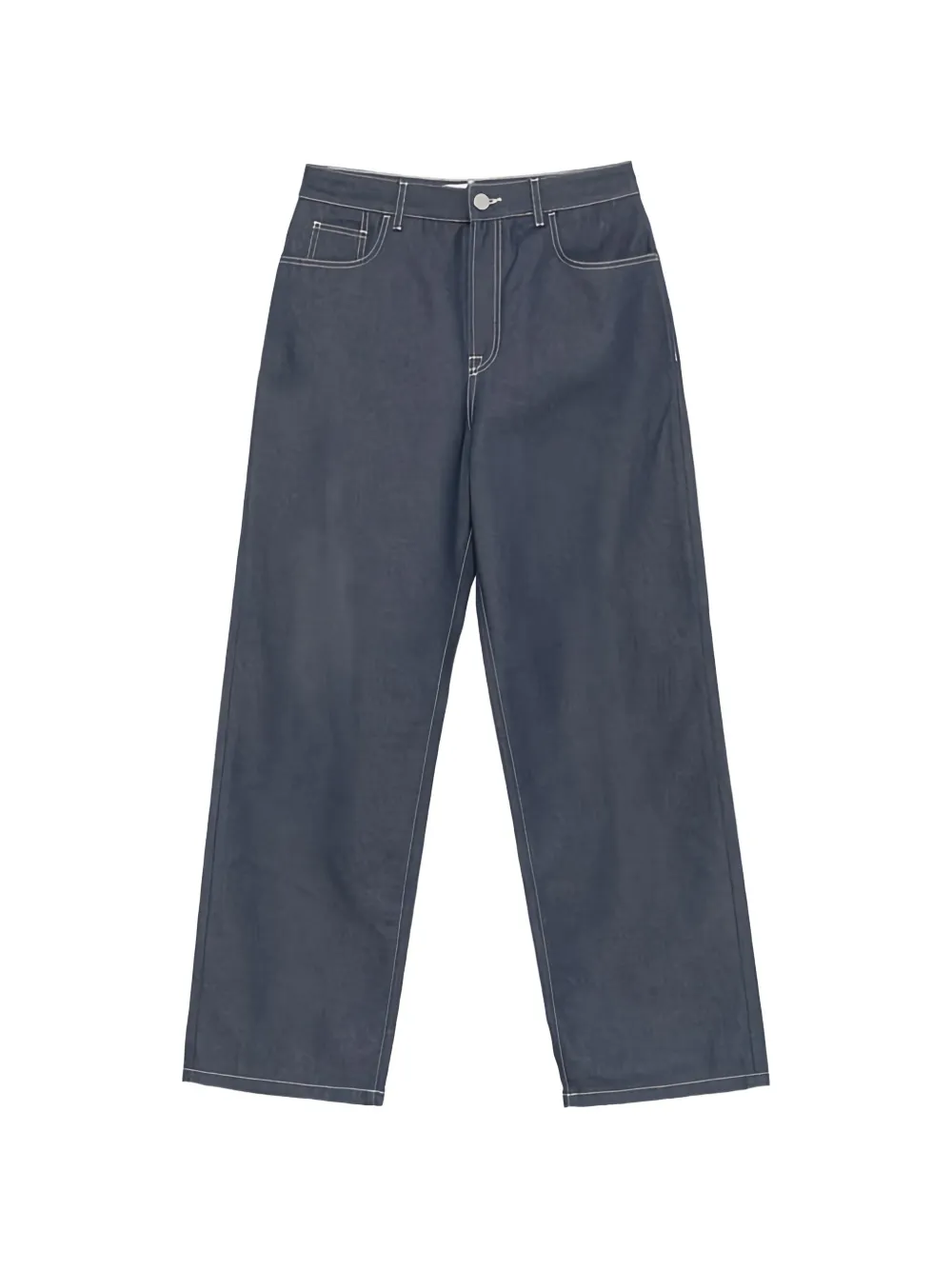 Róhe contrast-stitching jeans - Blu