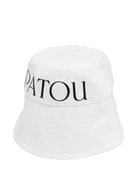 Patou logo-embroidered bucket hat