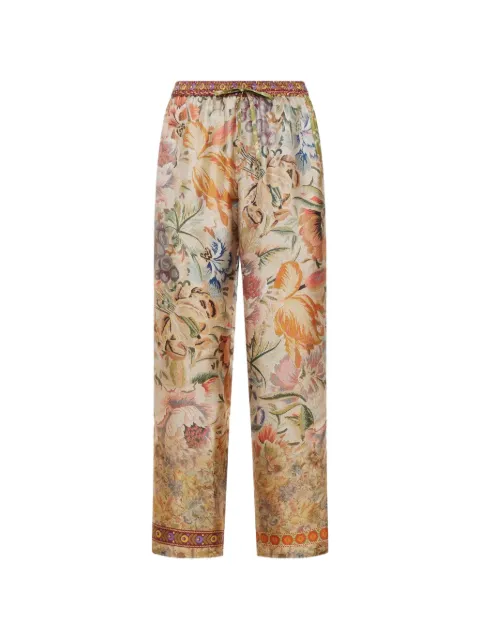 Pierre-Louis Mascia floral-print silk trousers