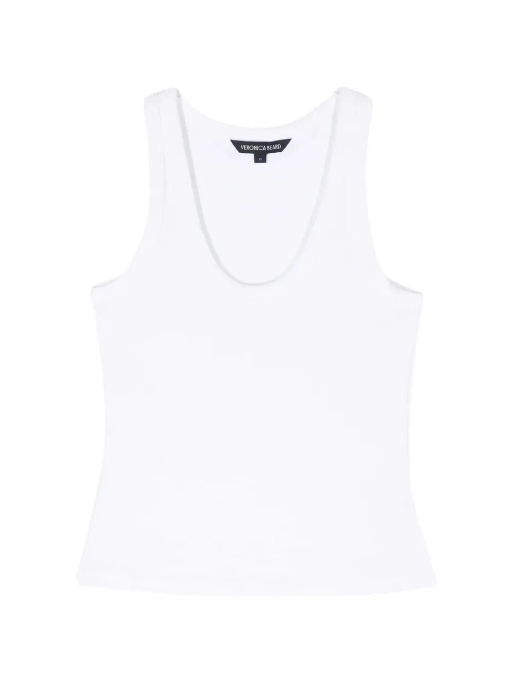 Veronica Beard Birke ribbed-jersey tank top - Weiß