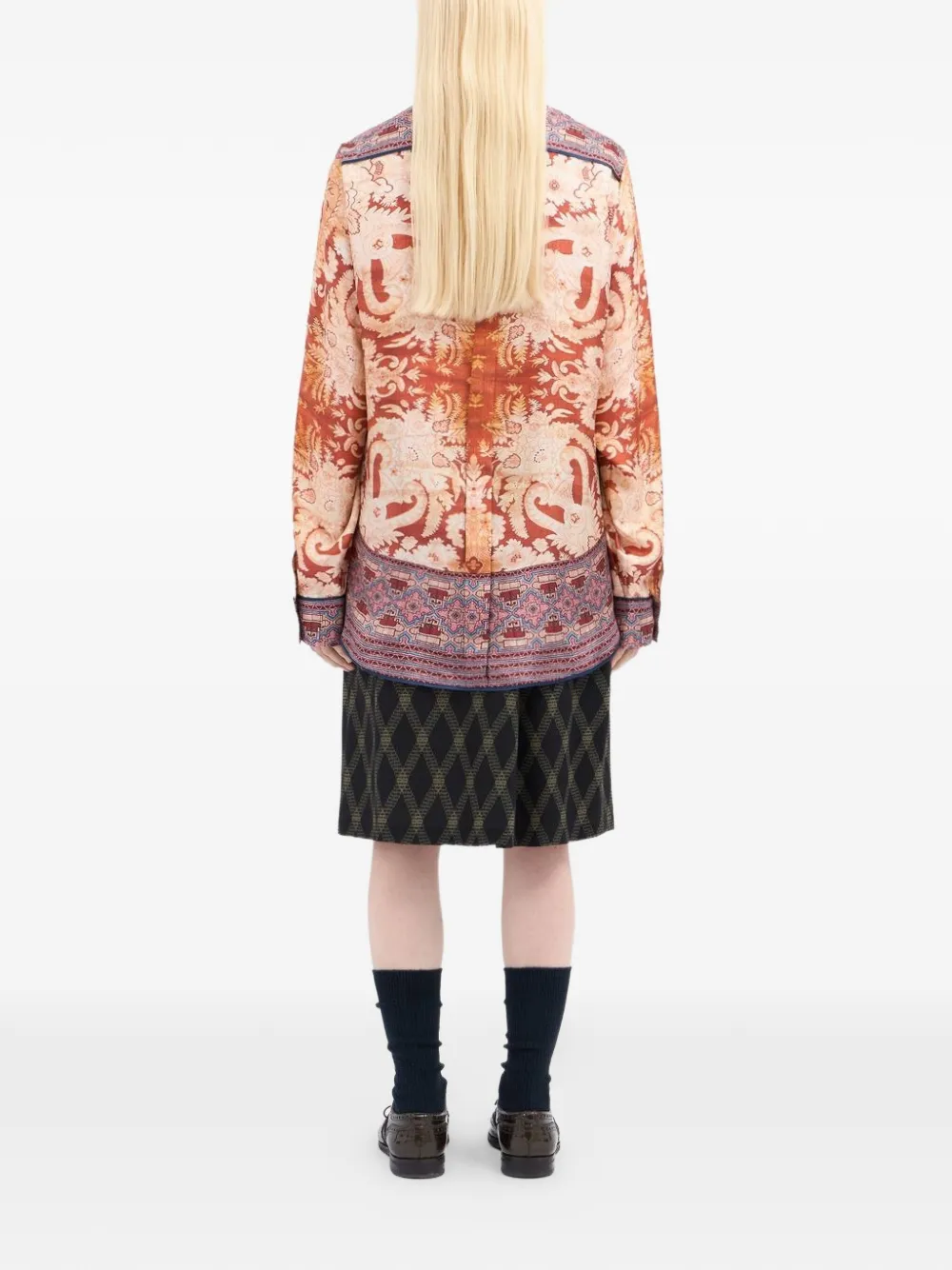 Pierre-Louis Mascia Shirt met print Oranje
