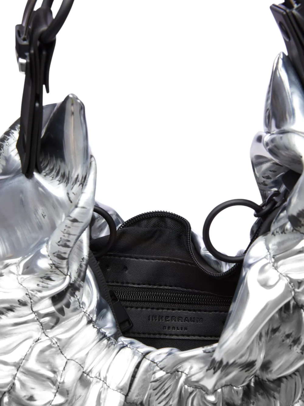  Innerraum Metallic Shoulder Bag - Silver 