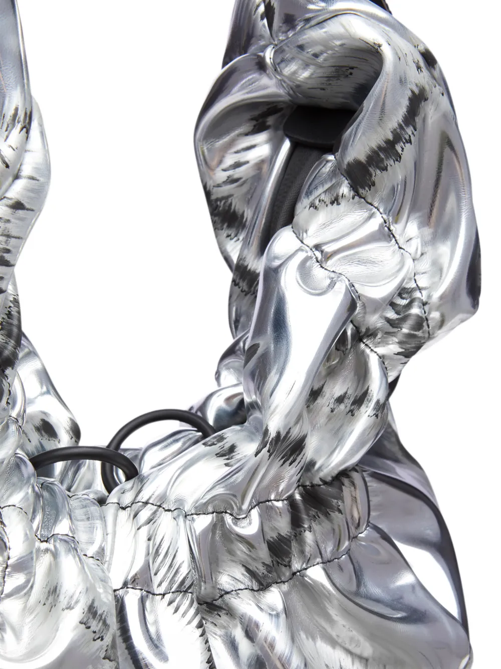 Innerraum Schoudertas met metallic-effect Zilver