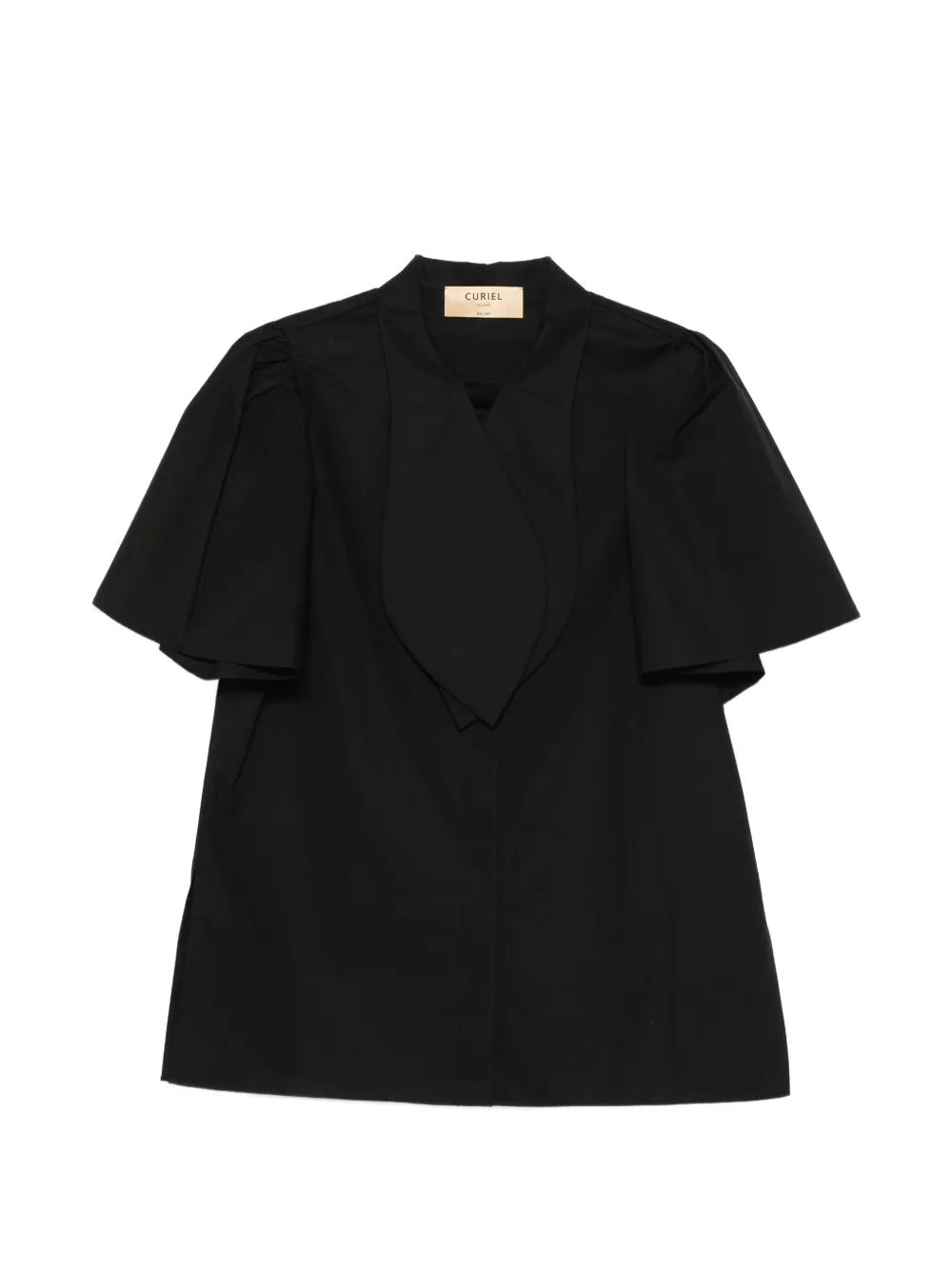 Curiel short-sleeve top - Black