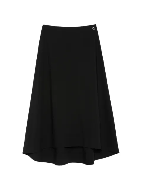 Curiel asymmetrical midi skirt