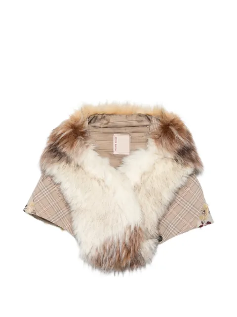 Antonio Marras check-pattern cape
