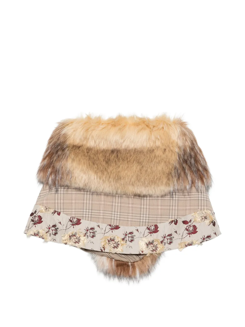 Antonio Marras Geruite cape Beige