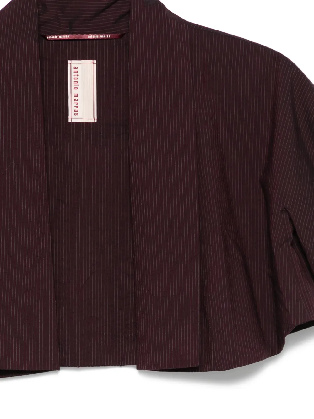 Antonio Marras Cape met krijtstreep Rood