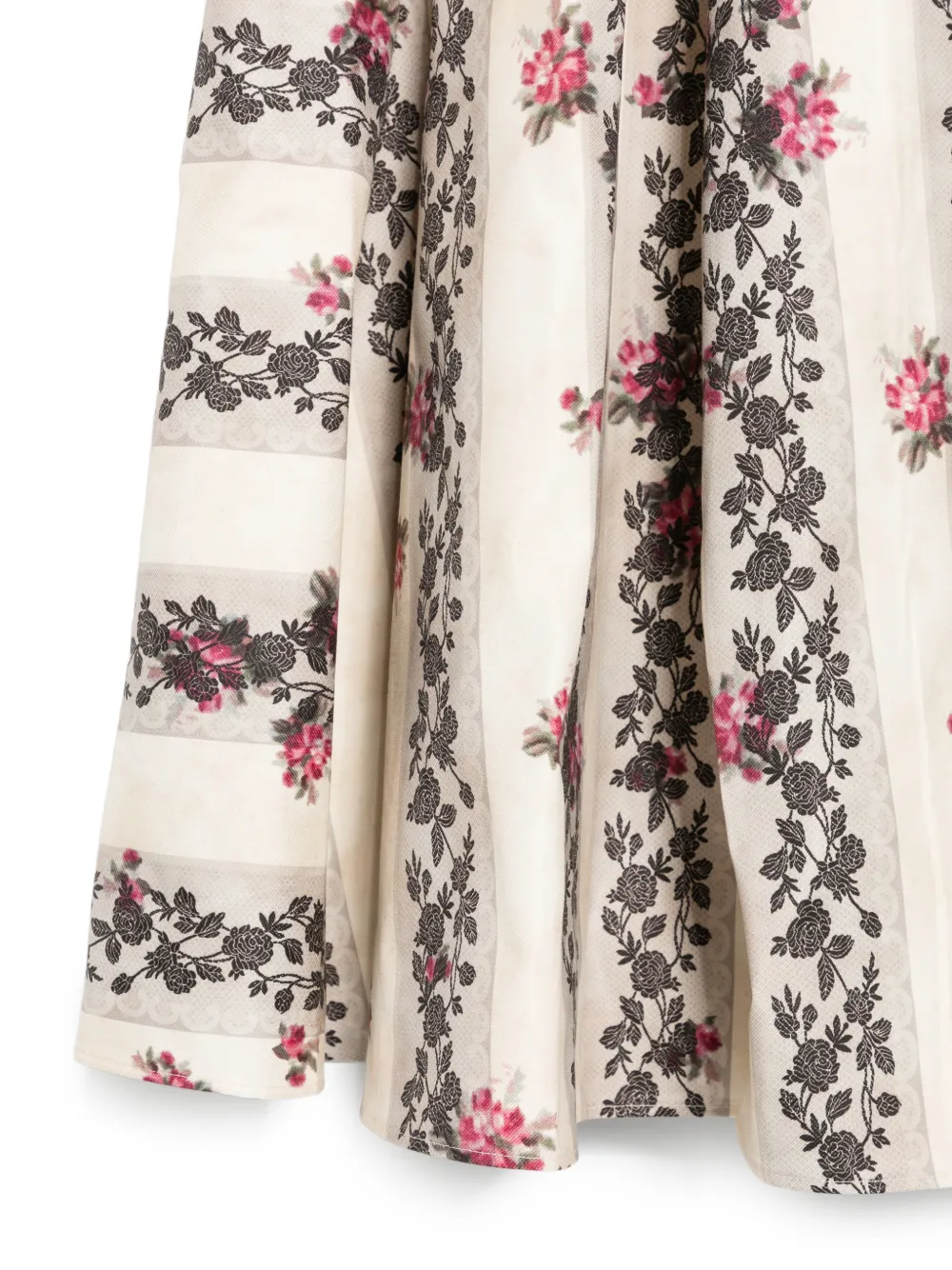 Antonio Marras Maxi-rok met bloemenprint Beige