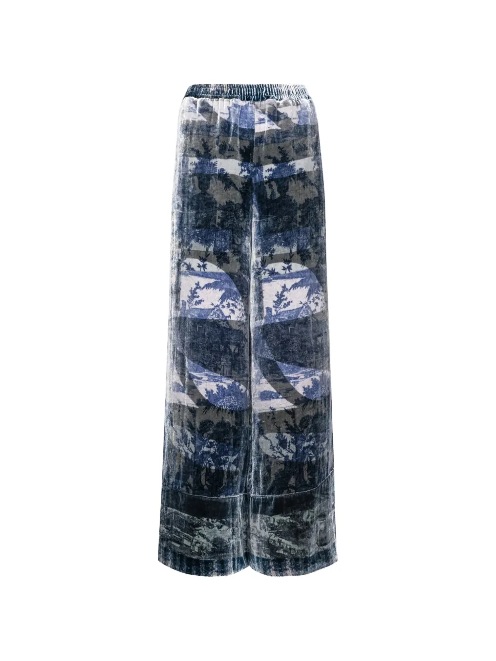 Pierre-Louis Mascia velvet trousers - Blu