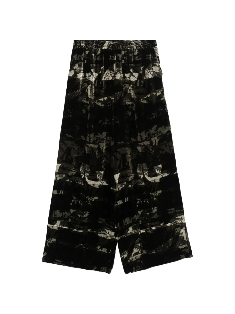 Pierre-Louis Mascia Kanada dragon-print trousers - Nero