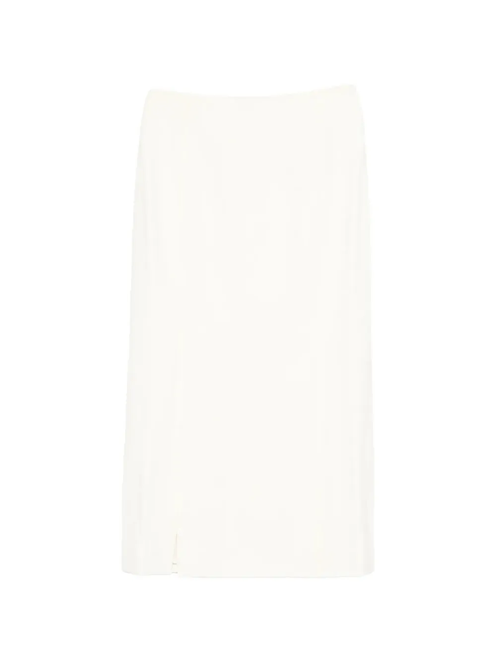 Róhe short-slit midi skirt - Toni neutri